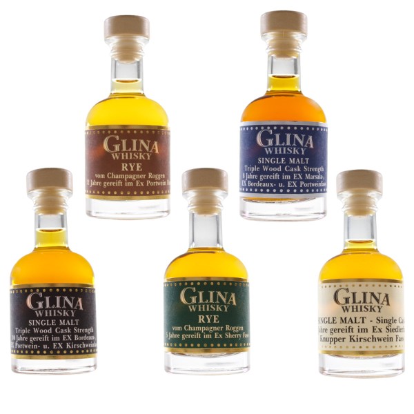 Glina Whisky | Samples No.3 | 5x 4cl