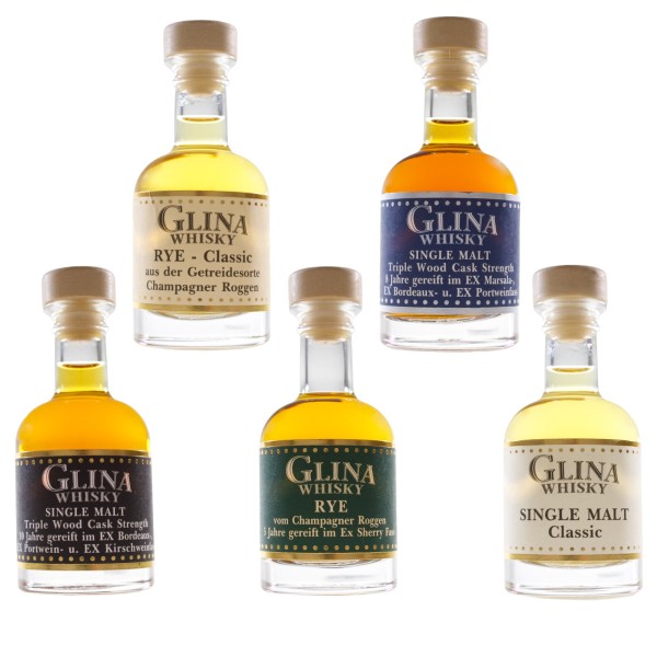 Glina Whisky | Samples No.2 | 5x 4cl